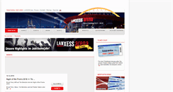Desktop Screenshot of lanxess-arena.de